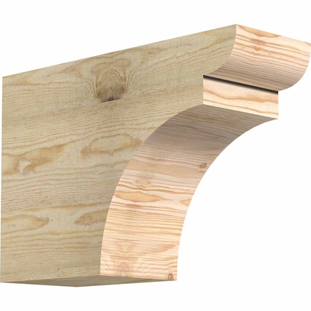 Ekena Millwork Yorktown Rough Sawn Rafter Tail, Douglas Fir, 6"W x 12"H x 18"L RFT06X12X18YOR00RDF